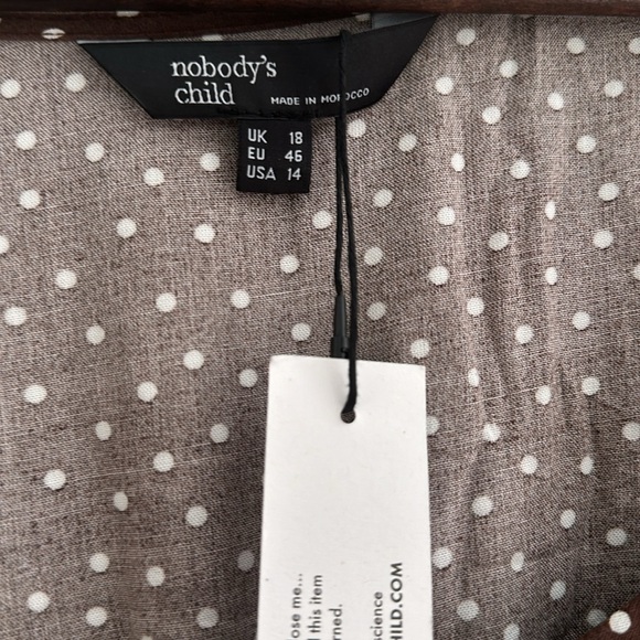 ASOS nobody’s child polka dot Dee Dee Midi Dress - Picture 6 of 8